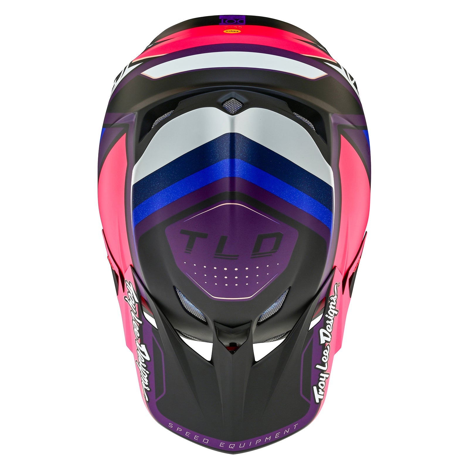 Casco Troy Lee Designs Se5 Composite Reverb Black / Purple